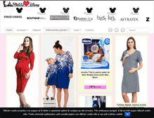 Tablet Screenshot of imbracaminte-gravide.com